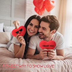 Hollowfly valentines heart plush I'm Into You for playful affection