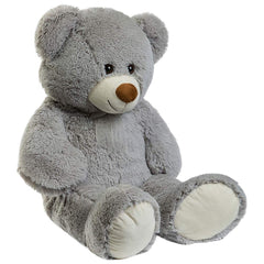 HollyHOME big teddy bear gray easy-clean surface-washable design for quick maintenance.