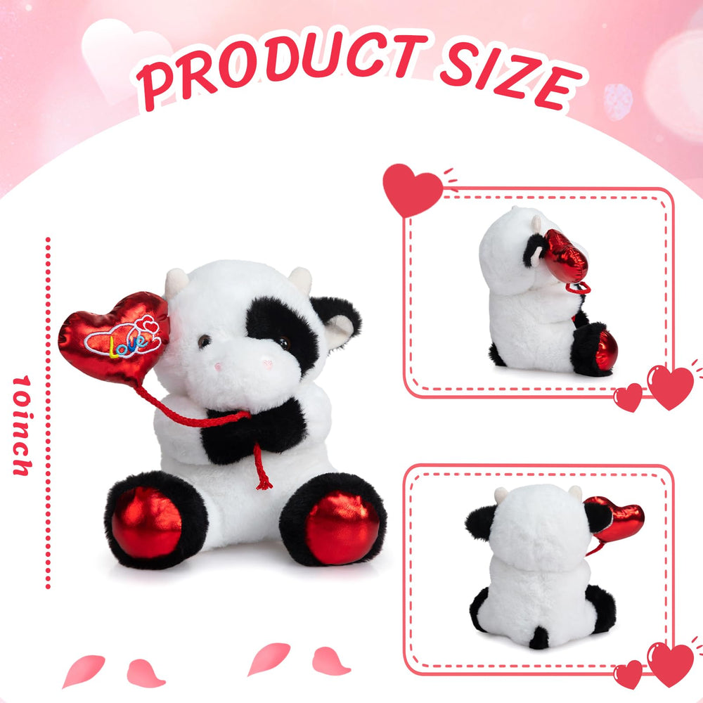 HollyHOME cow plush is a comforting companion for playtime and bedtime.
