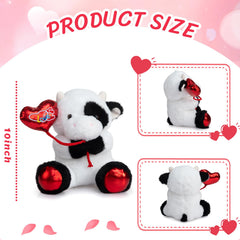 HollyHOME cow plush is a comforting companion for playtime and bedtime.