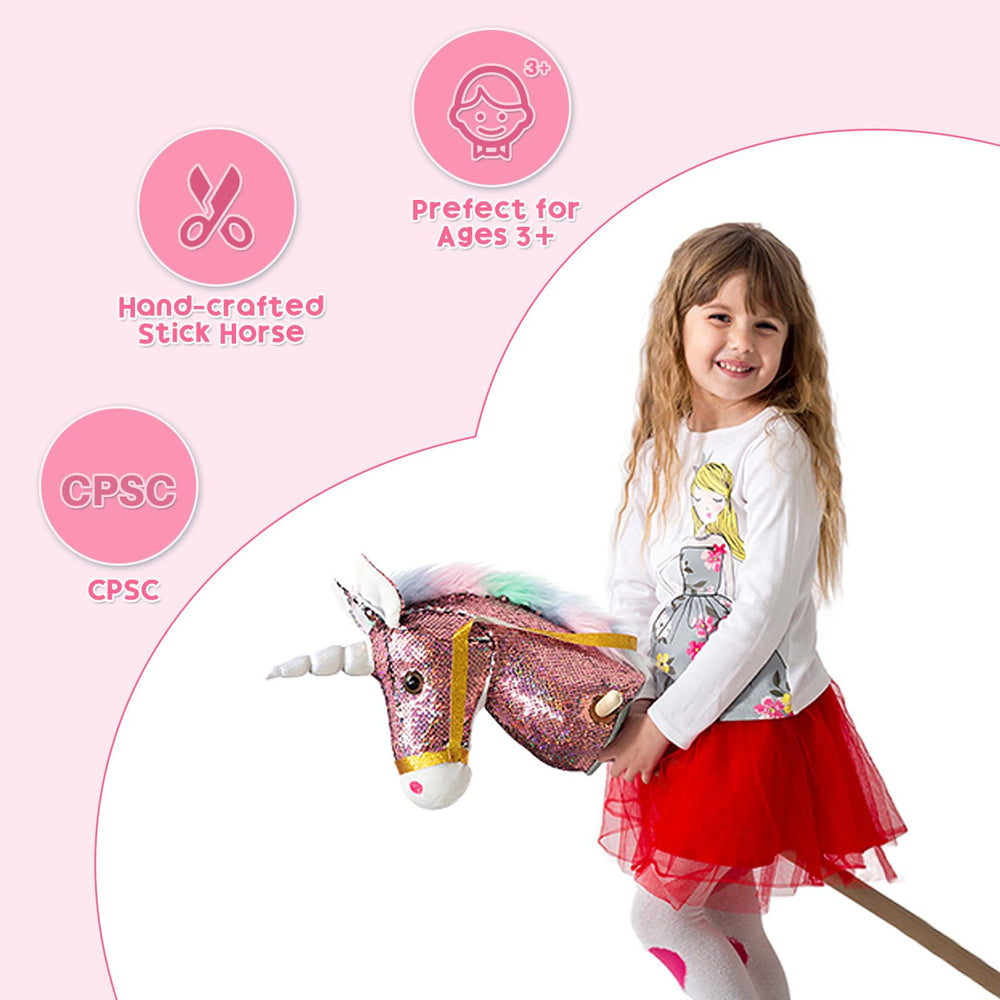 HollyHOME plush unicorn toy pink 36 inches invites cozy storytelling sessions.