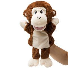 HollyHOME monkey hand puppet 13 inch head detail ideal for expressive pretend play