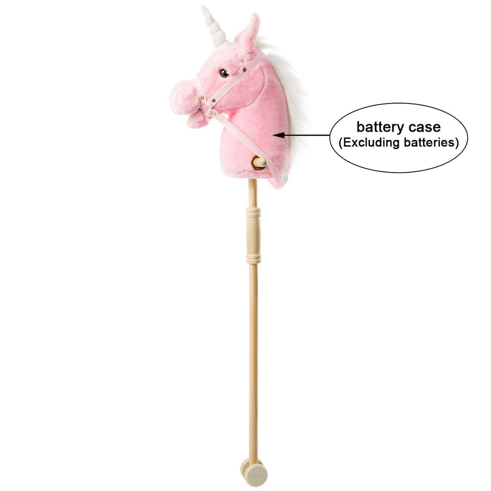 HollyHOME unicorn stick horse ears activate neighing sounds for immersion