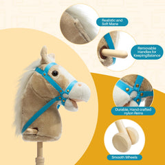 HollyHOME durable nylon reins and wooden stick for lasting fun