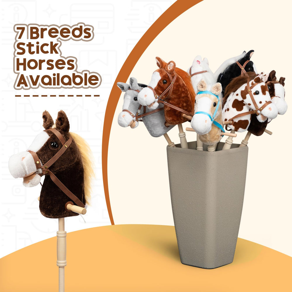 HollyHOME handcrafted hobby horse adds charm to any play space.