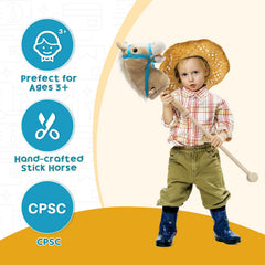 HollyHOME wood wheels and handles support balance during activity