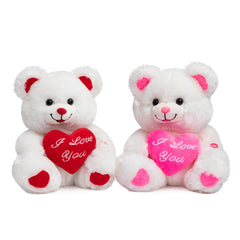 HollyHOME teddy bear pink nose and ears, charming detail for kids
