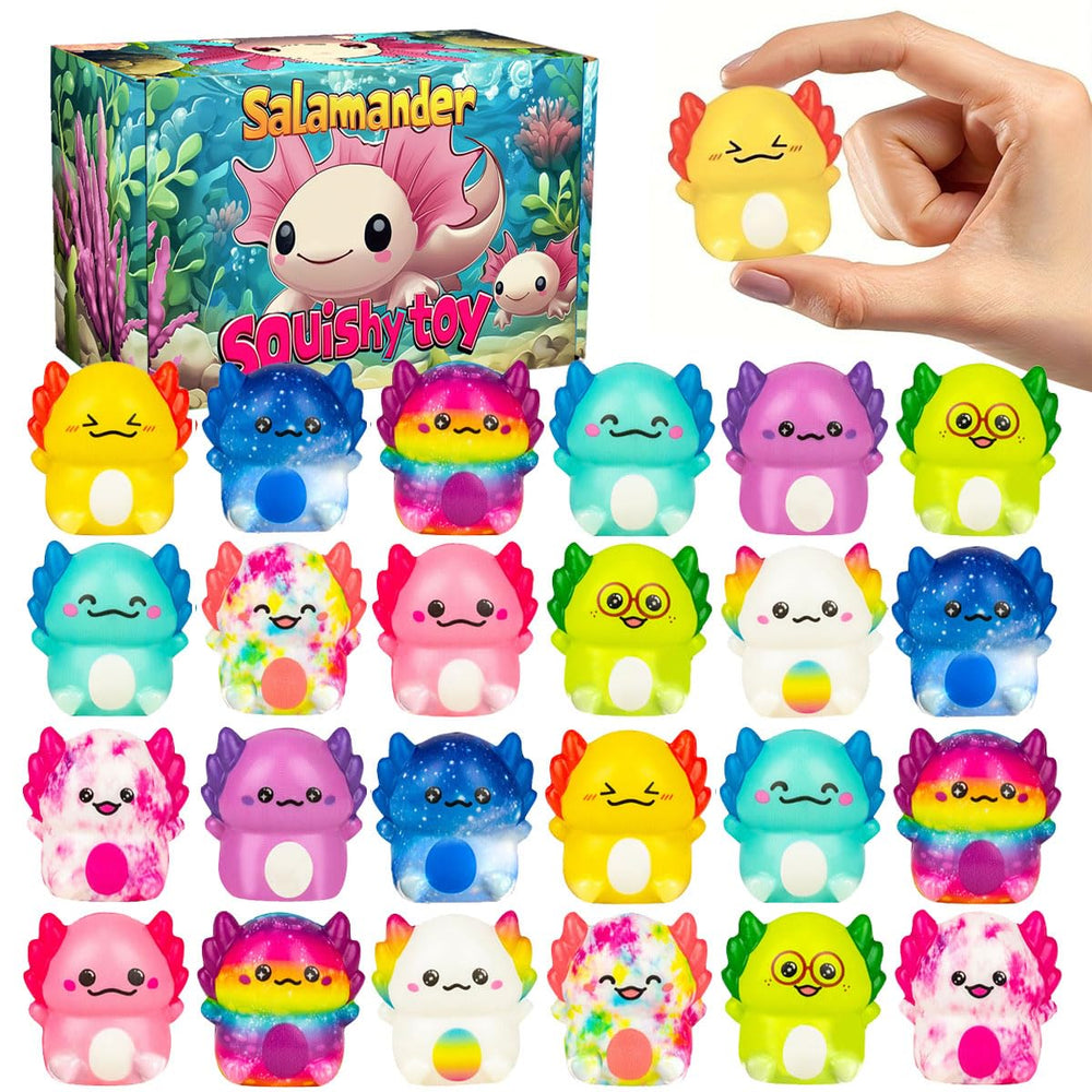 Holydeck axolotl slow squishy toy closeup highlights soft texture for calming play