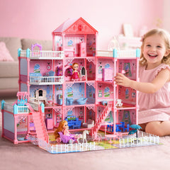 HOLYFUN dollhouse piano room accessories enhance musical pretend play sessions.