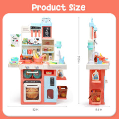 HOLYFUN Playset with steam and lights enhances authentic cooking moments