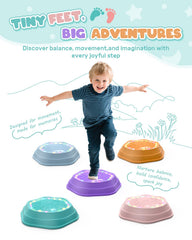 Holyton sensory stepping stones aid balance and coordination