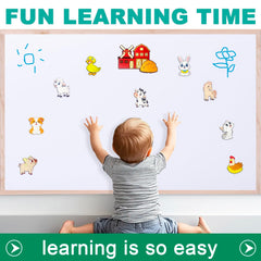 HOMEDISIAC early-learning magnets help kids recognize animals and stories.
