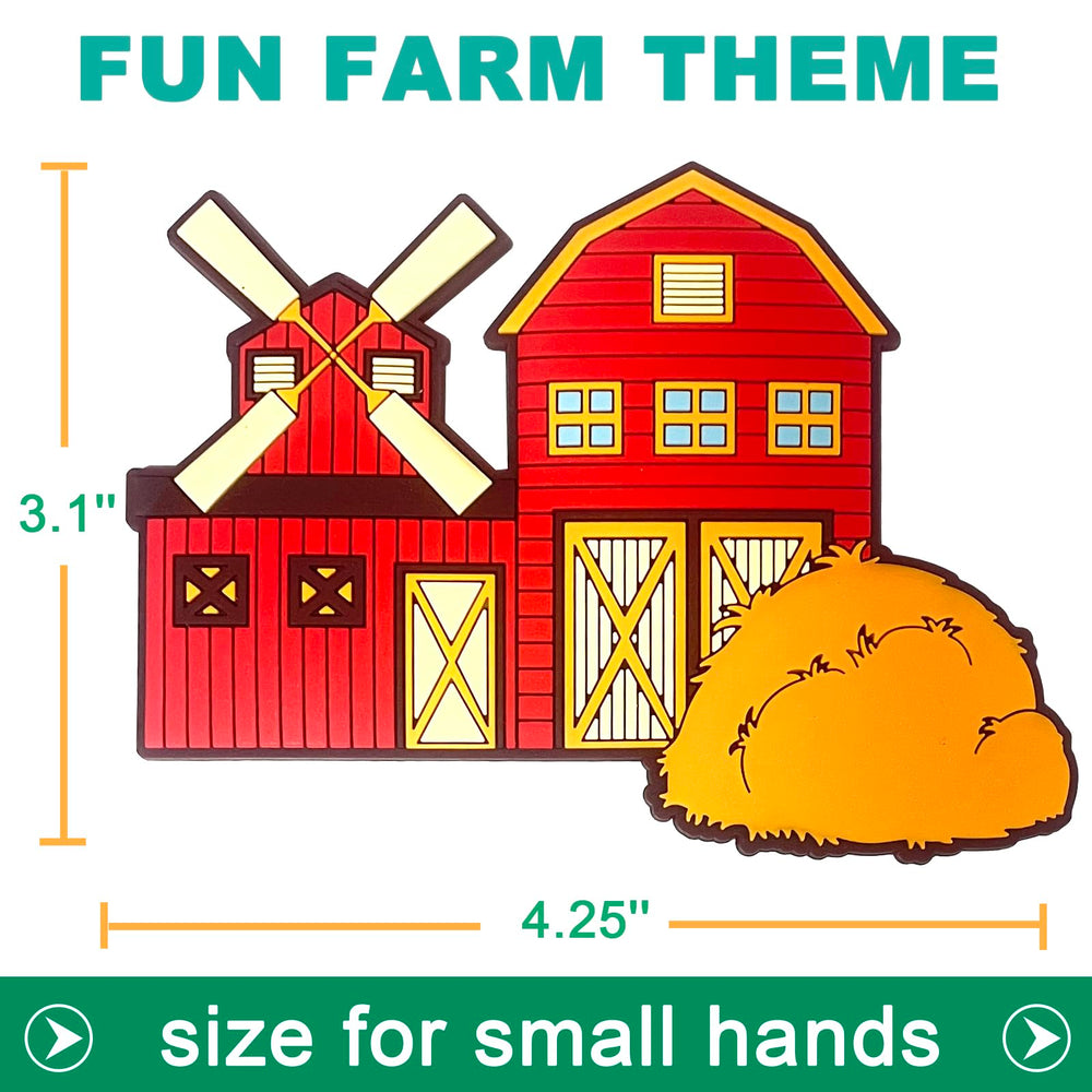 HOMEDISIAC full-back magnet design keeps pieces secure during busy toddler play.