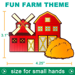 HOMEDISIAC full-back magnet design keeps pieces secure during busy toddler play.