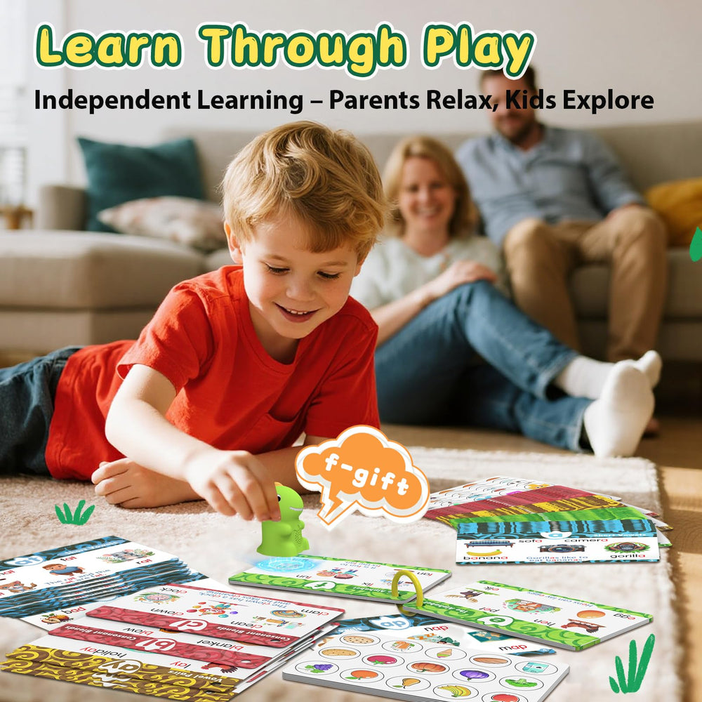 HOMESTEC color-coded phonics cards help kids learn letters and sounds with easy level progression