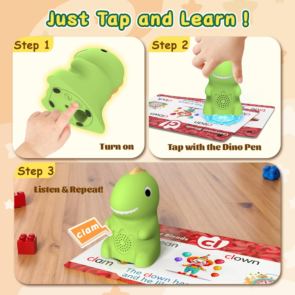 HOMESTEC rechargeable Dino Pen with Type-C charging keeps learning sessions uninterrupted