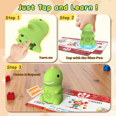 HOMESTEC rechargeable Dino Pen with Type-C charging keeps learning sessions uninterrupted
