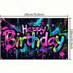 HOMETITUTE Banner with 19-Foot String for easy hanging and setup