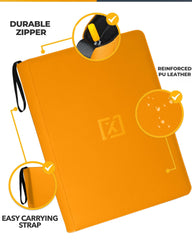 200 card sleeves included with HOMEXPRO X PRO 1000+ binder for protection.