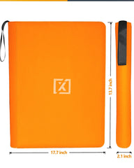 Close-up of HOMEXPRO X PRO 1000+ 16-pocket pages for neat organization.