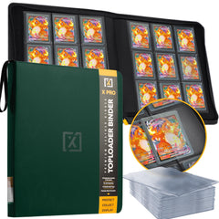 HOMEXPRO X PRO Toploader Binder front view shows sturdy carry and accessible storage