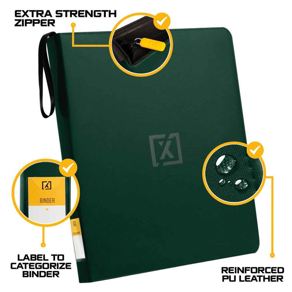 HOMEXPRO X PRO binder pocket detail highlights ringless, double-sided pockets