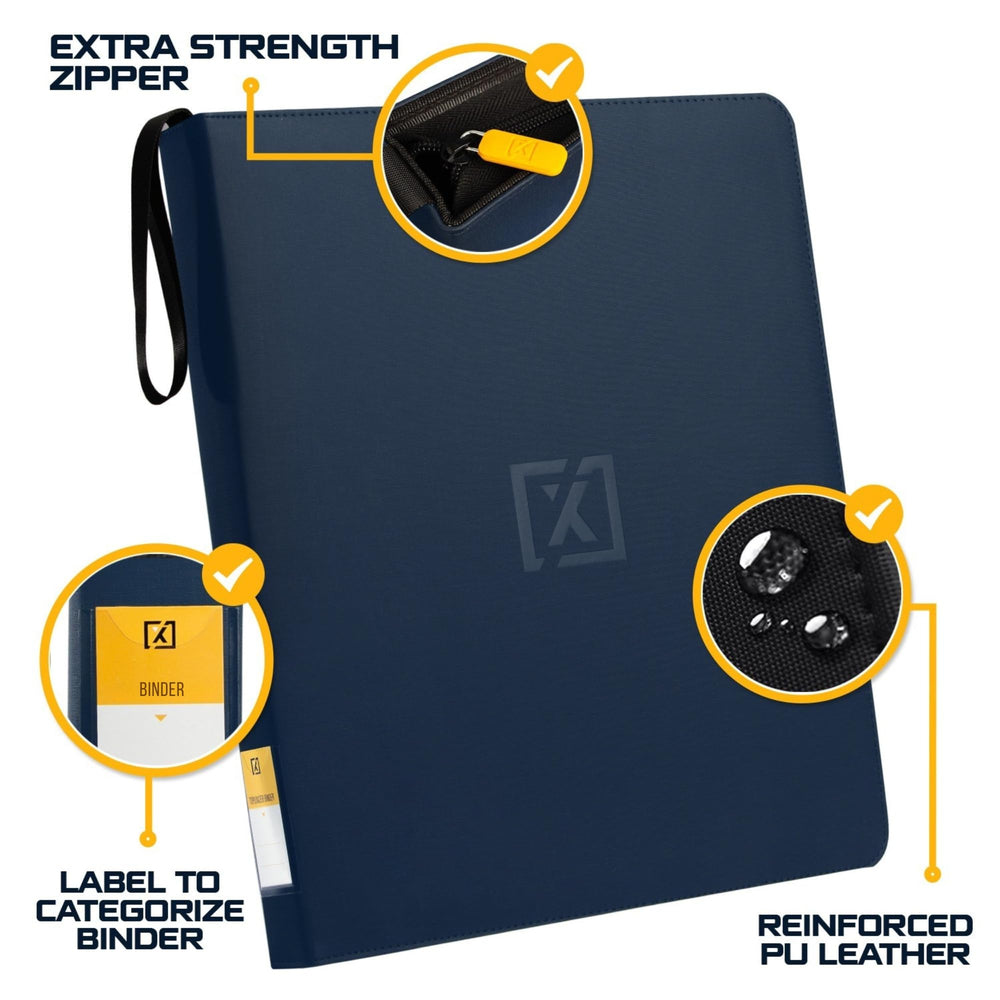 HOMEXPRO X PRO binder ringless pockets for easy access to cards