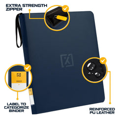 HOMEXPRO X PRO binder ringless pockets for easy access to cards
