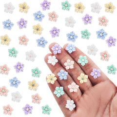 HOMICO dollhouse miniature flowers in resin for vibrant dollhouse scenes.
