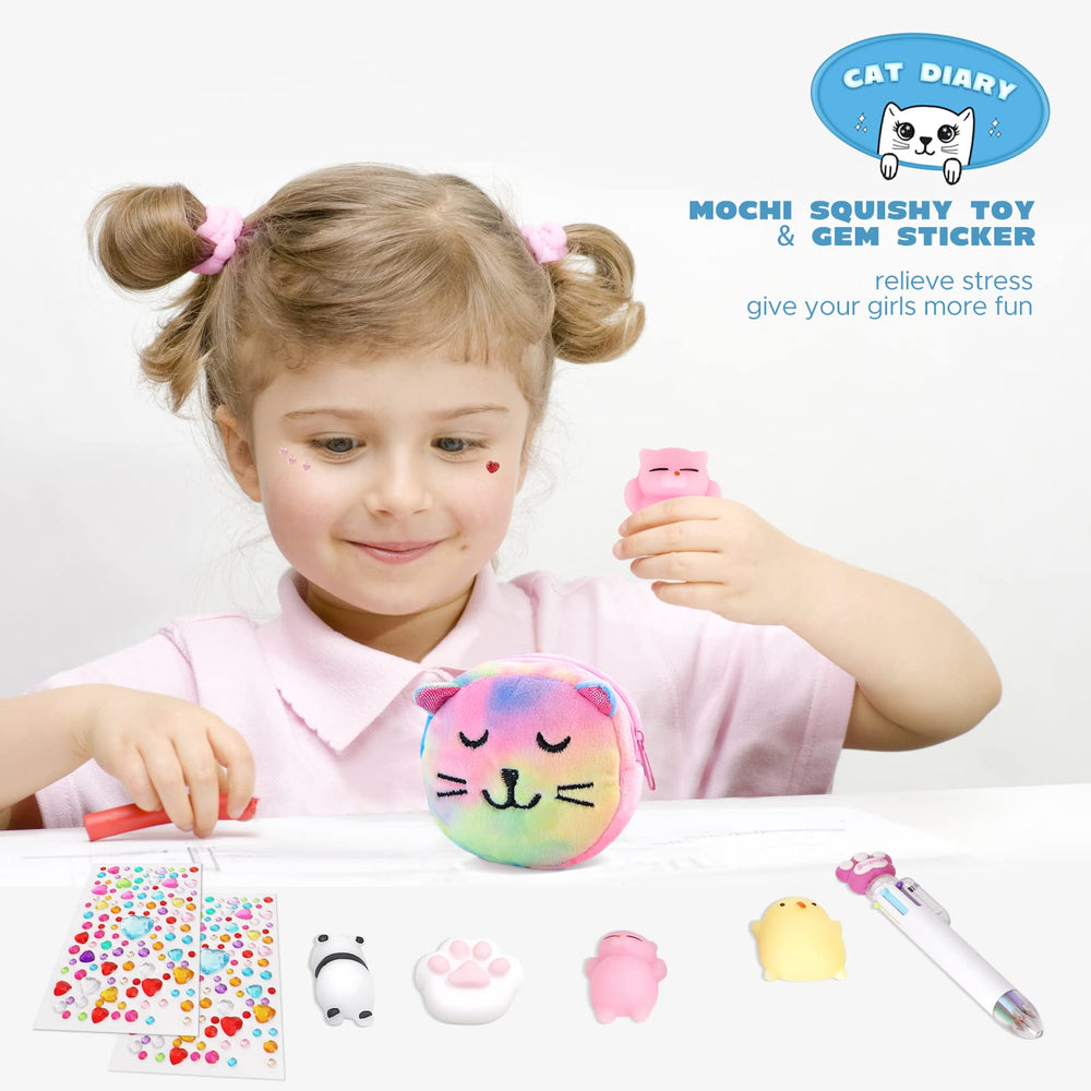 Homicozy Cat Diary gem stickers for page decoration and creativity