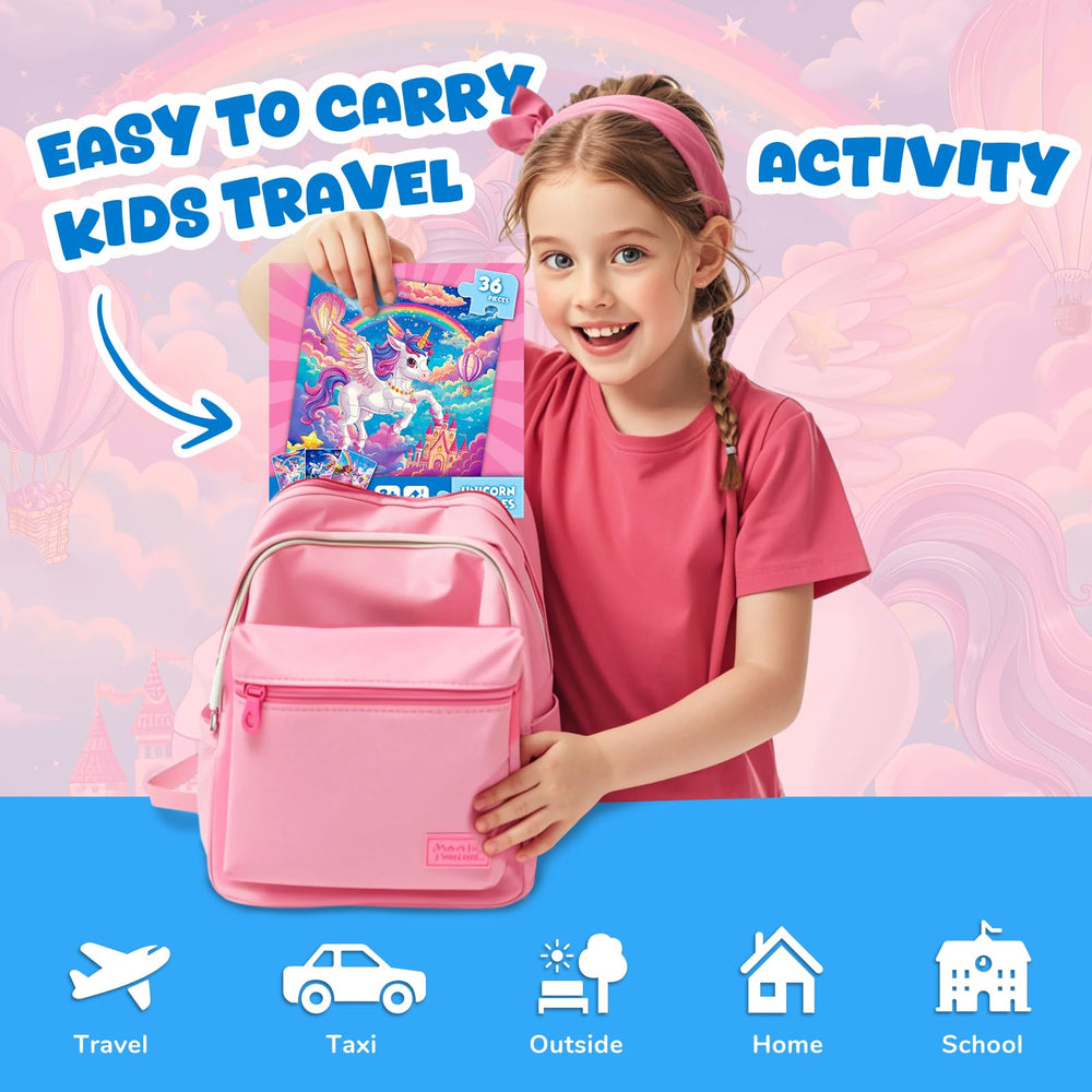 Homicozy magnetic puzzles gift for girls ages 3-8 for birthdays