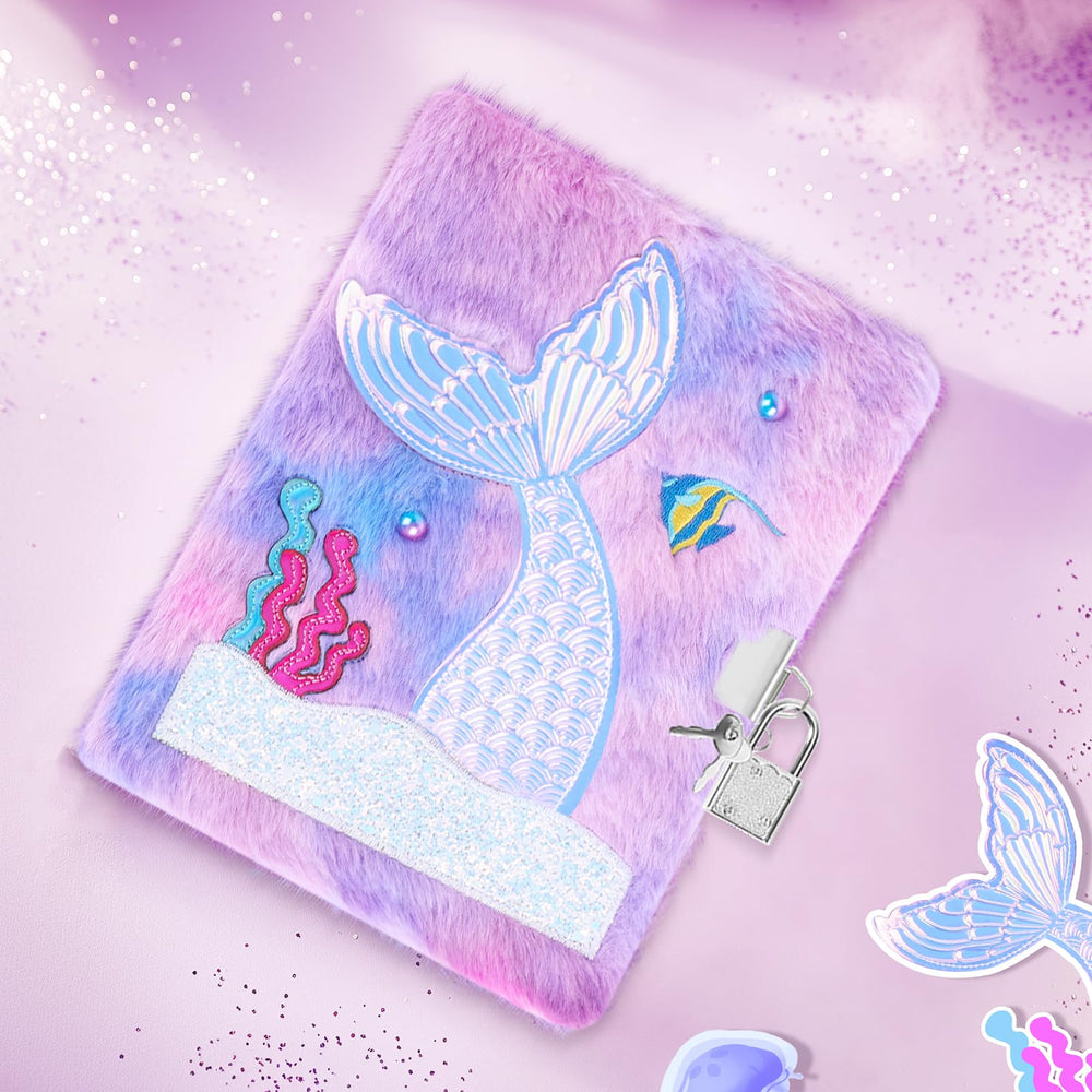 Homicozy Mermaid Diary A5 size is portable for school and travel