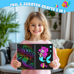 Homicozy rainbow scratch-art cards reveal bright images easily.