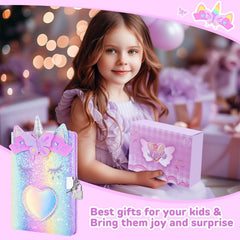 Homicozy unicorn diary offers strong binding to keep pages secure.