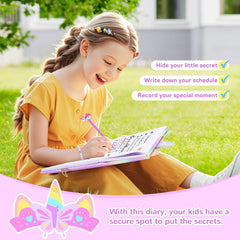 Homicozy unicorn diary is travel-friendly and lightweight.