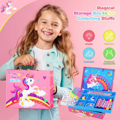 Homicozy unicorn sticker pages spark imagination during crafts.