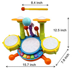 Homily drum set crafted from eco-friendly plastic, designed for safe, gentle play.