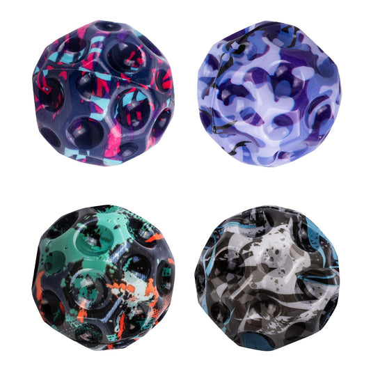 HOMQYTE camouflage foam ball 4-pack offers colorful, durable play for indoors or outdoors.