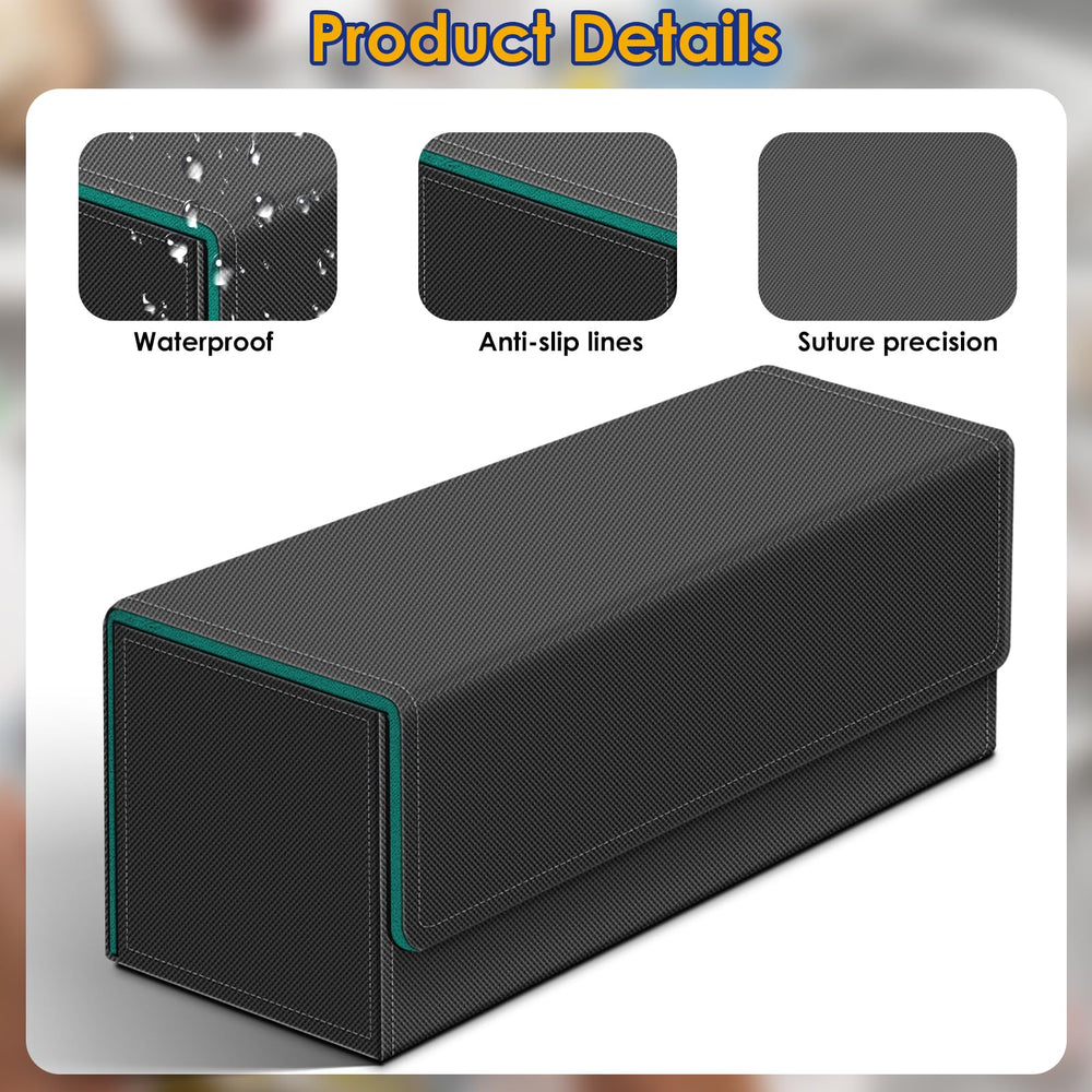 Case fits 600+ standard-size cards with two included dividers