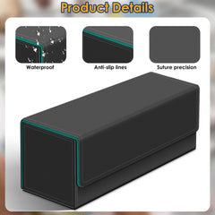 Case fits 600+ standard-size cards with two included dividers