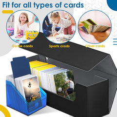 Homthy case fits MTG, Yu-Gi-Oh, and sport cards securely.