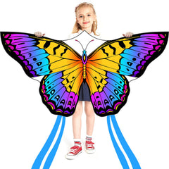 HONBO Butterfly kite full assembly outdoors, easy setup for kids and adults.