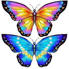 HONBO Butterfly Kite ripstop nylon ensures durable, fade-resistant use
