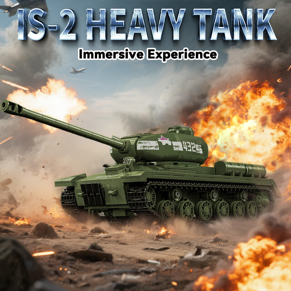 Officially branded IS-2 tank desktop display suitable for cabinets and shelves.