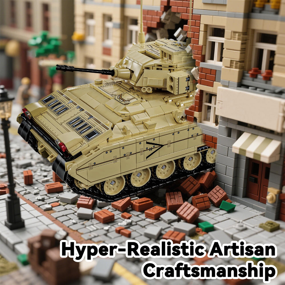 Honchoes M2 Bradley soldier minifigs enhance diorama storytelling