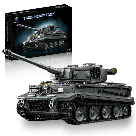 Honchoes Tiger I tank building set assembly detail for collectors