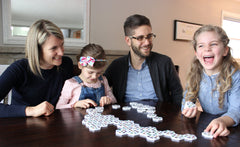 HoneyCombs game during a family play session with 1-8 players
