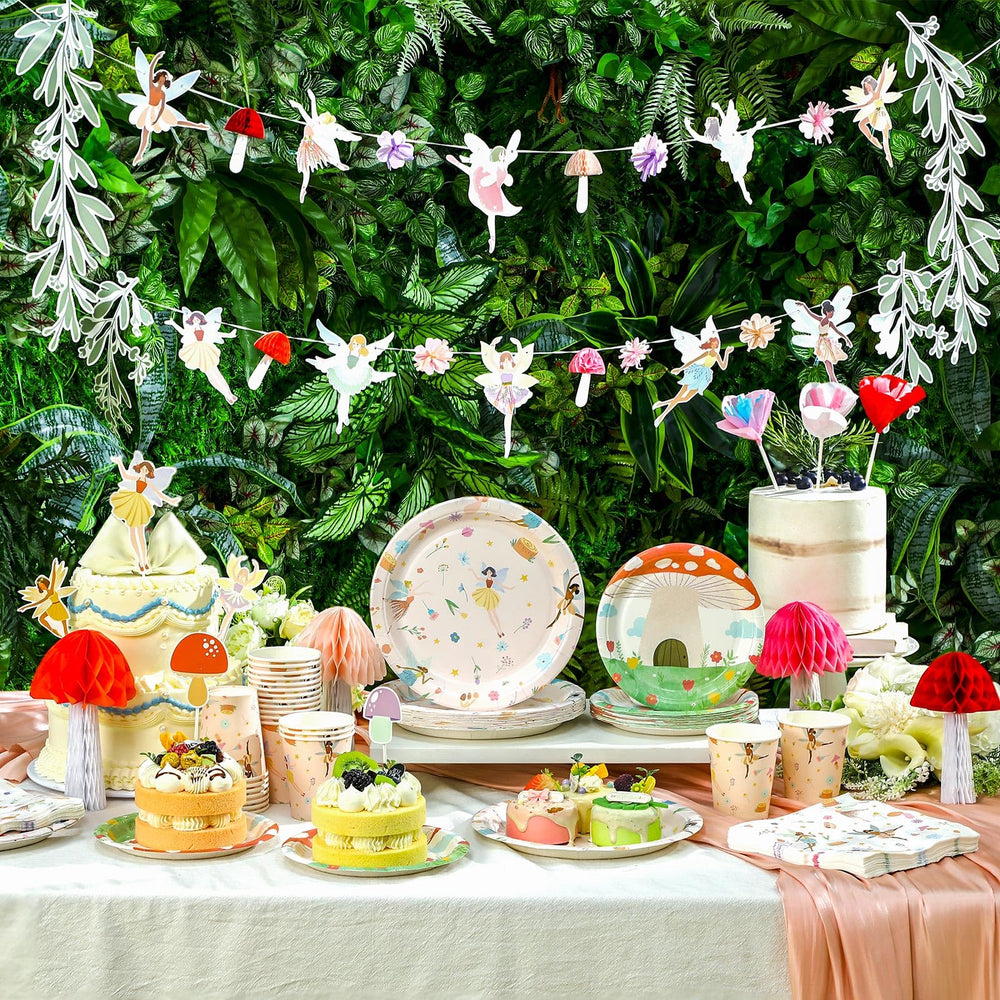 Honeydak ballet fairy cake decorations create a charming dessert centerpiece.