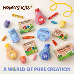 Eco-friendly art session with Honeysticks promotes creative play