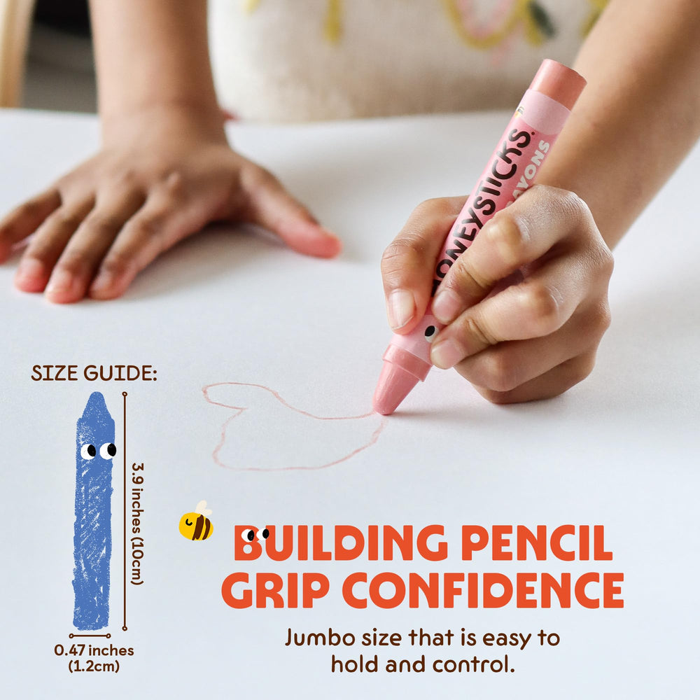 Honeysticks packaging emphasizes natural materials and kid-friendly design